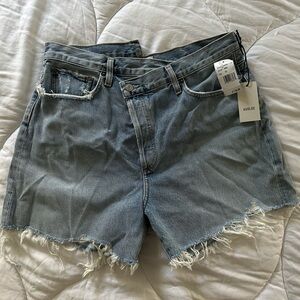 Agolde criss cross shorts 31